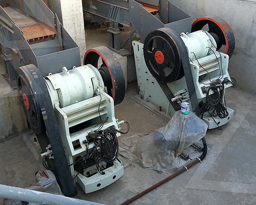 PE600*900顎破作業(yè)現(xiàn)場