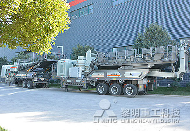 黎明重工移動破碎站準備發(fā)貨