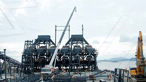 移動破碎站生產(chǎn)線現(xiàn)場案例