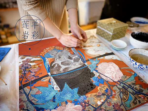 現(xiàn)代巖彩畫