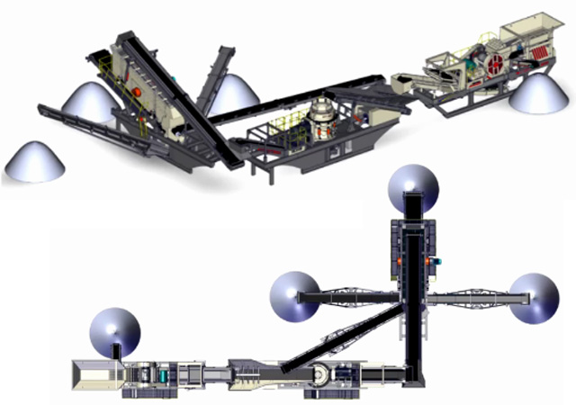 水泥塊破碎用什么設(shè)備可以達(dá)到產(chǎn)能100噸？拆遷水泥塊破碎機(jī)設(shè)備選型方案 