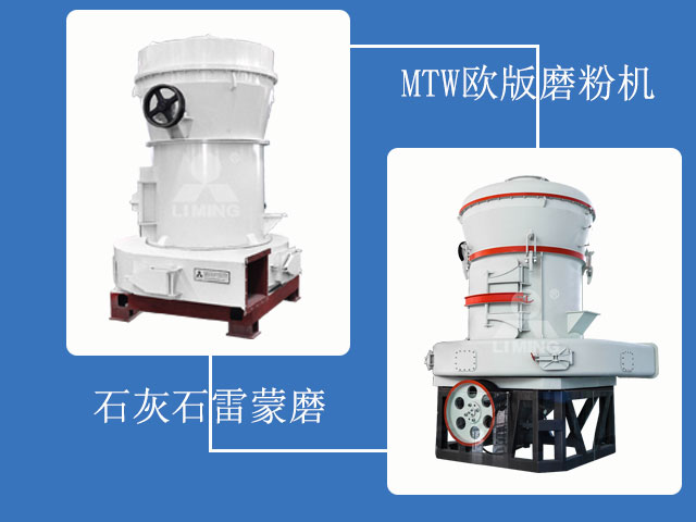 兩款石灰石磨粉機