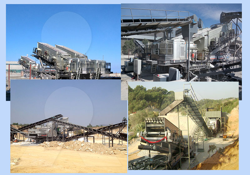 移動破碎站生產現場