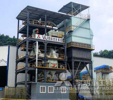 時產(chǎn)120噸VU塔式制砂樓生產(chǎn)線